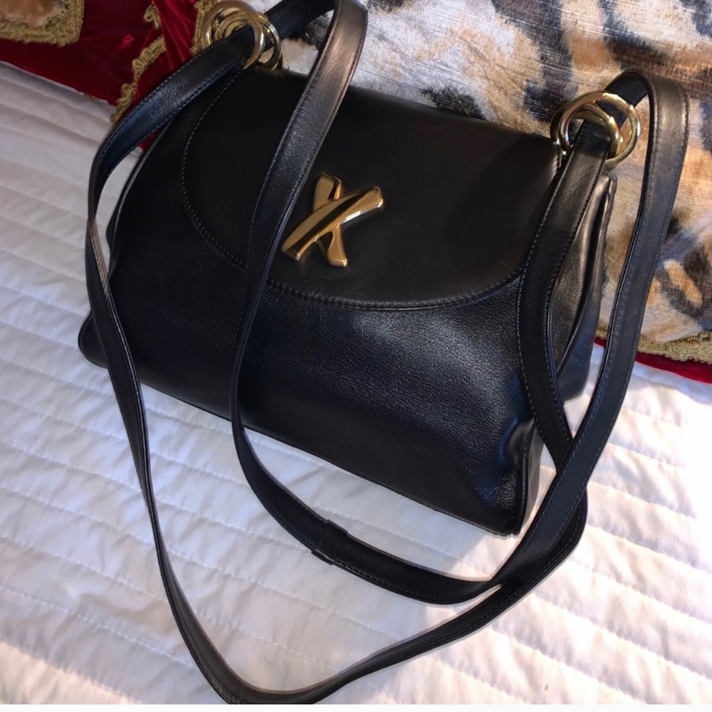 Paloma Picasso 2 way leather bag.